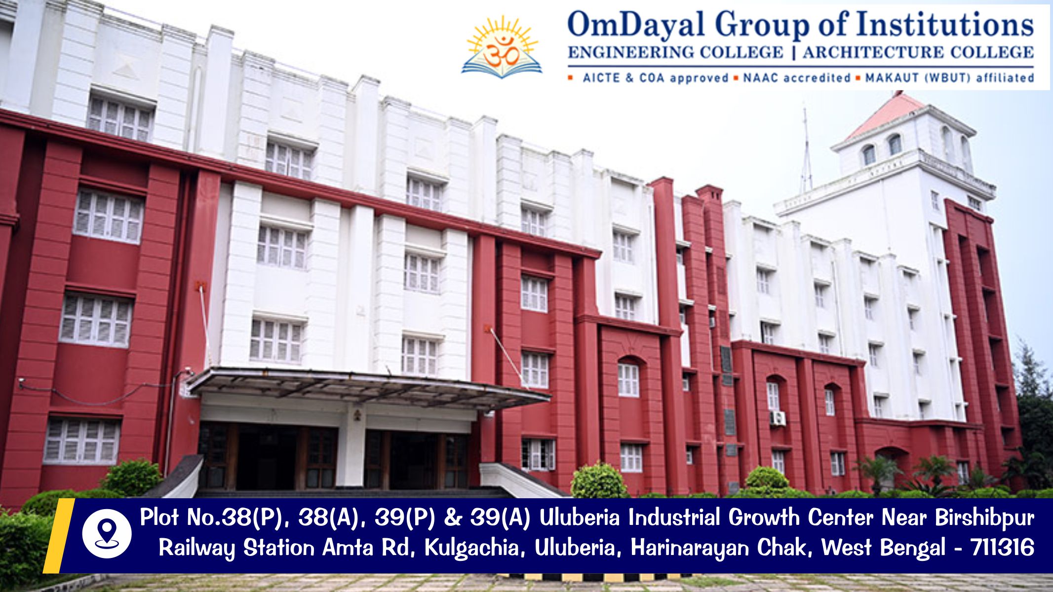 out side view of Om Dayal Group of Institutions